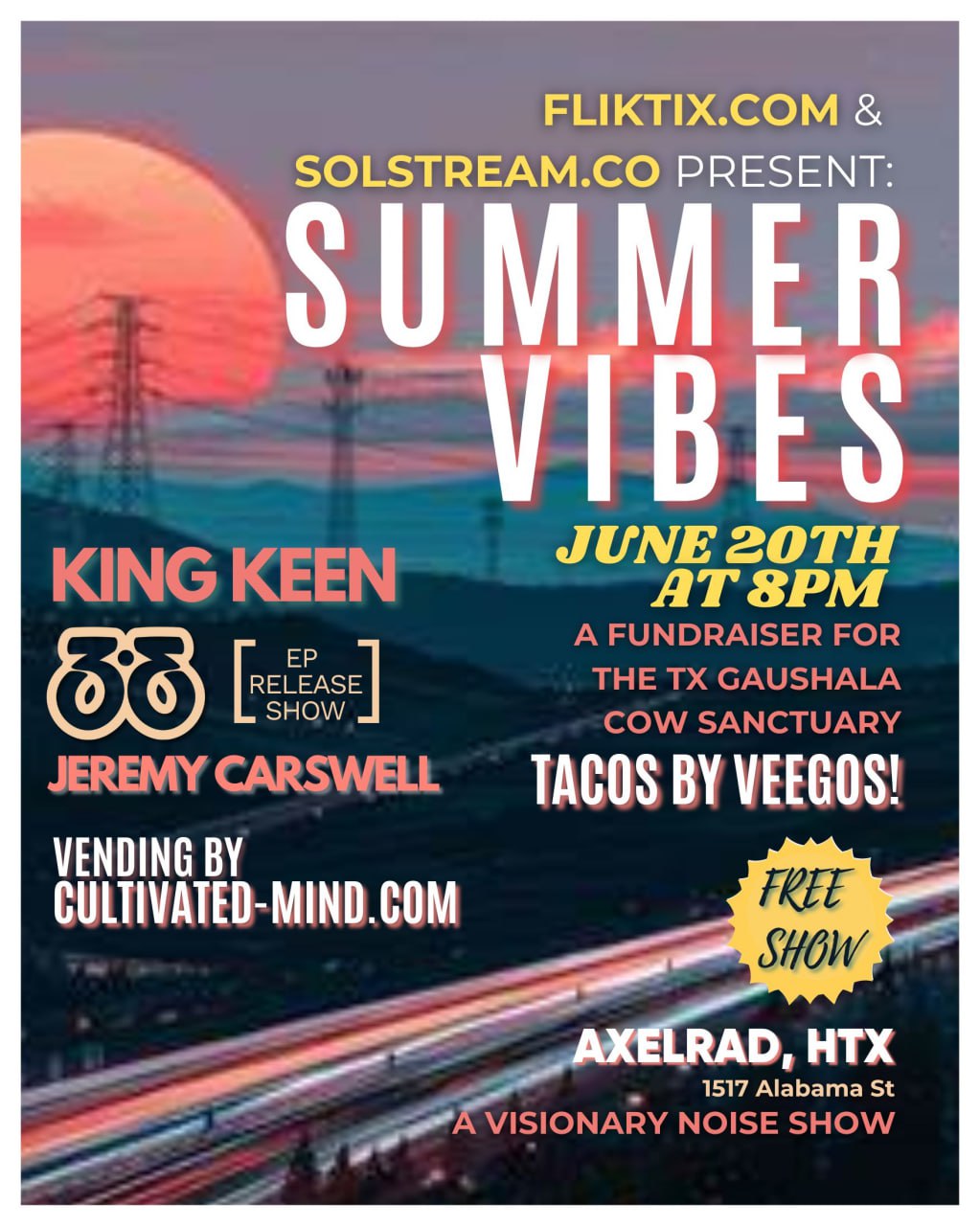 Summer Vibes Presented by Solstream Music and Fliktix.com