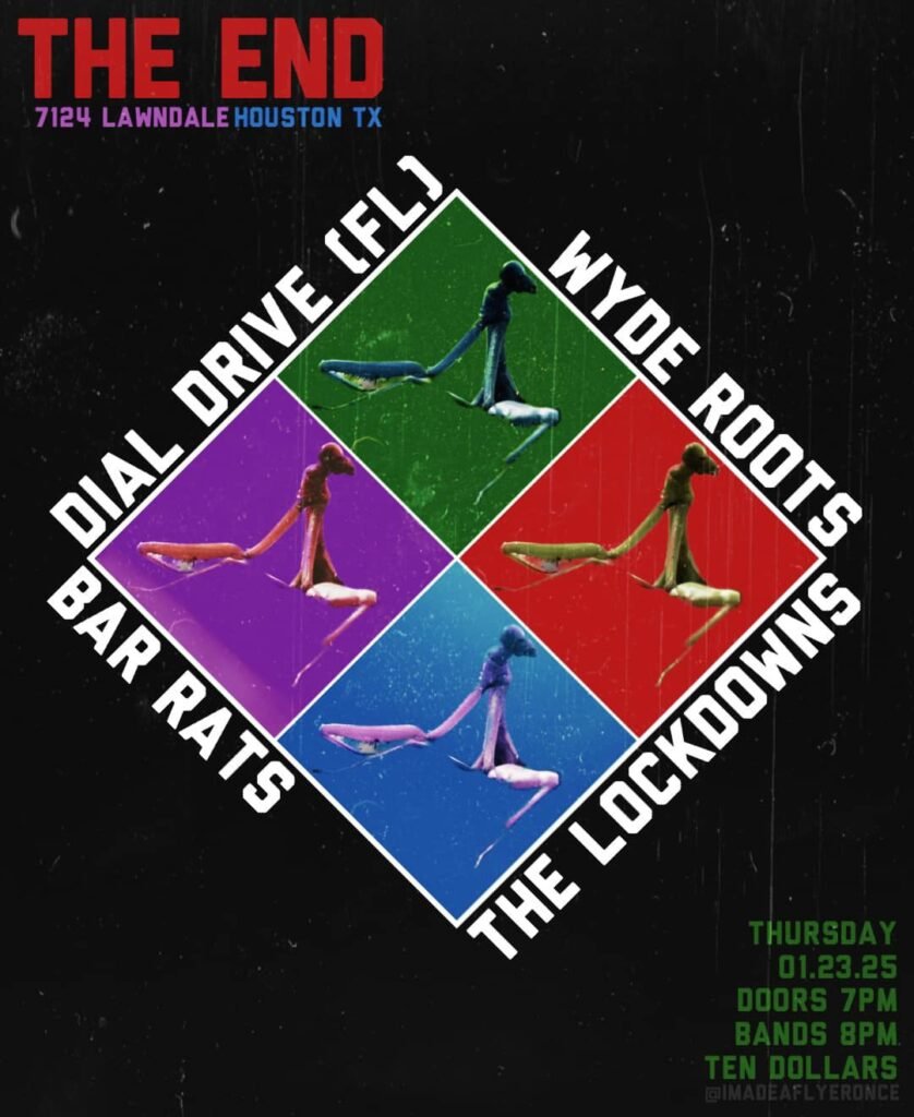 Wyde Roots w/ Dial Drive, The Lockdowns and Bar Rats