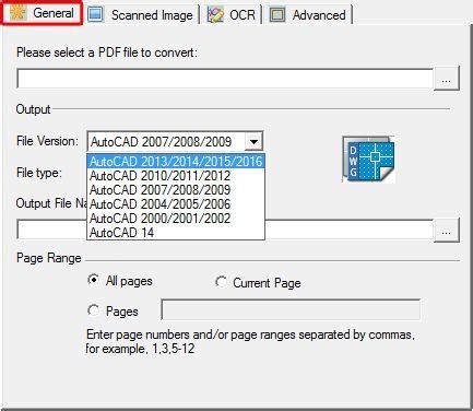 AutoDWG PDF to DWG