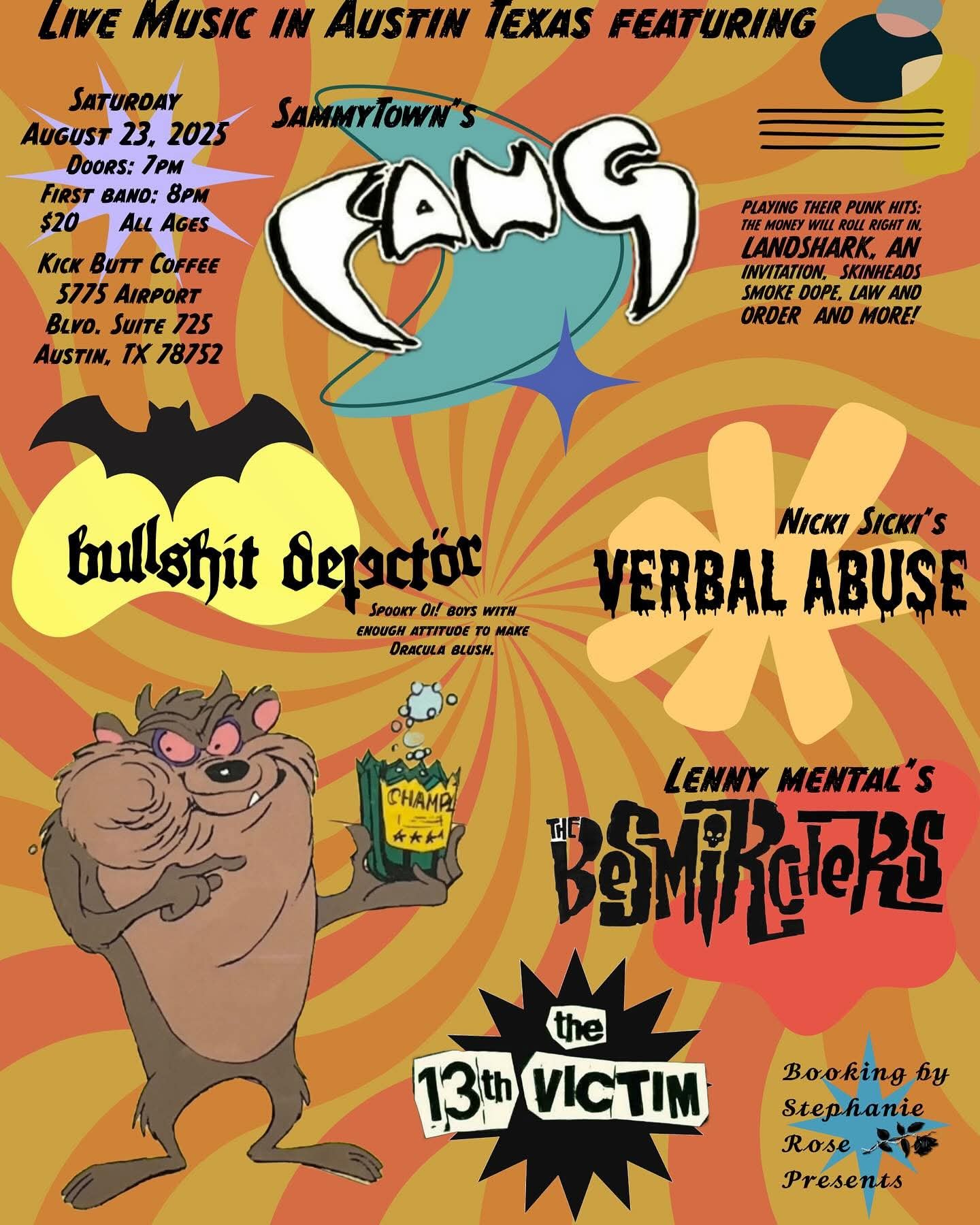 Fang and Verbal Abuse TX Tour (Austin)
