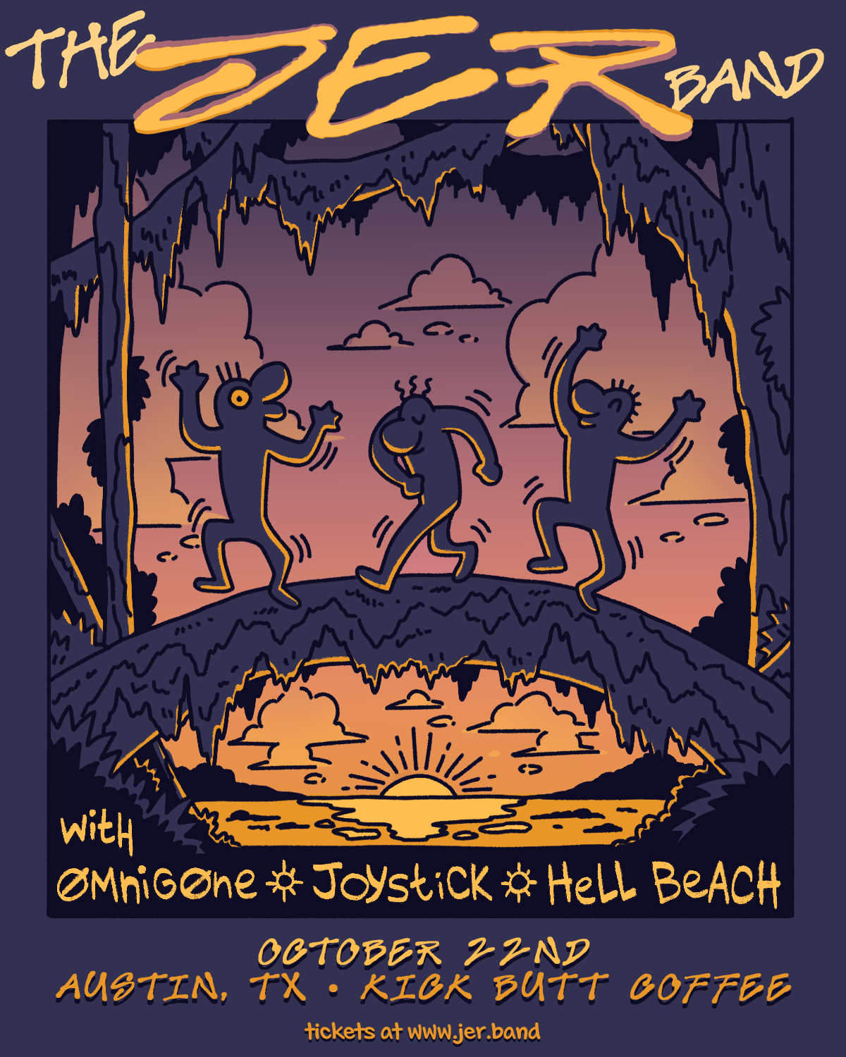 Jer Tour with Omnigone, Joystick, Hell Beach (Austin)