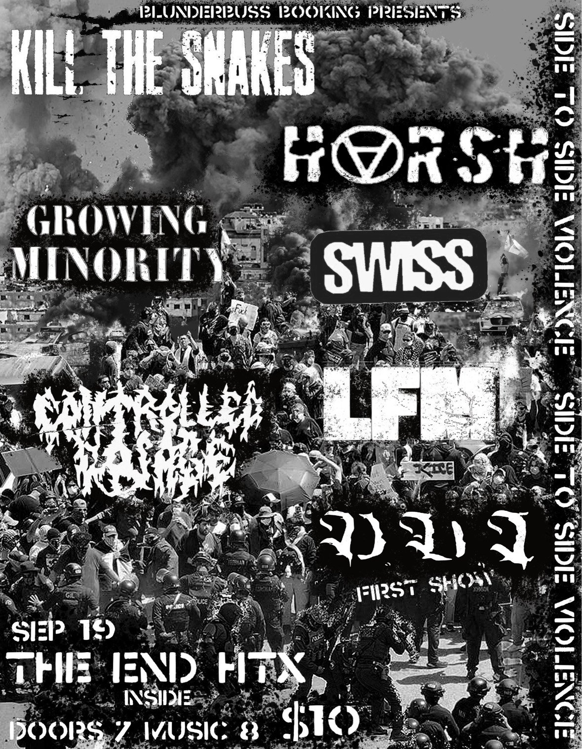 Kill the snakes w/ Harsh, Growing Minority and More