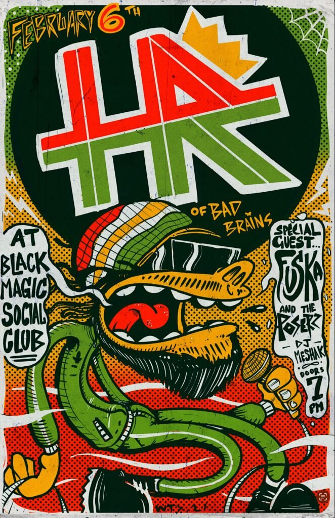 HR of Bad Brains w/ The Poserz, Fuska, DJ Meshak