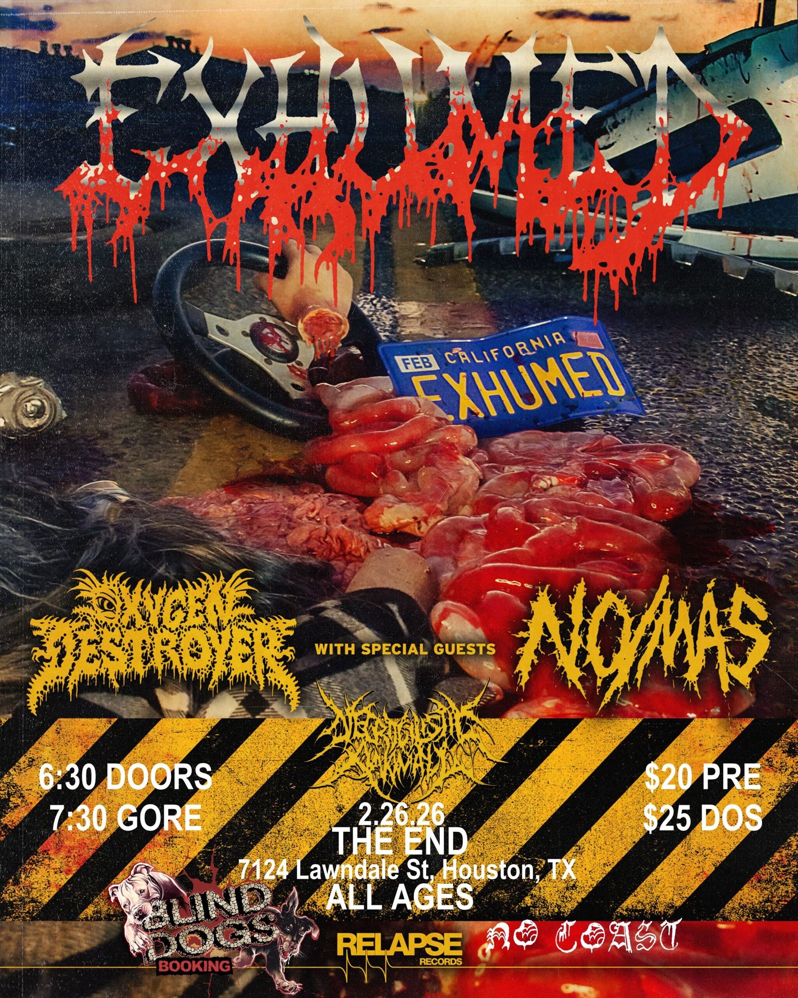 Exhumed w/ Oxygen Destroyer and No/Mas