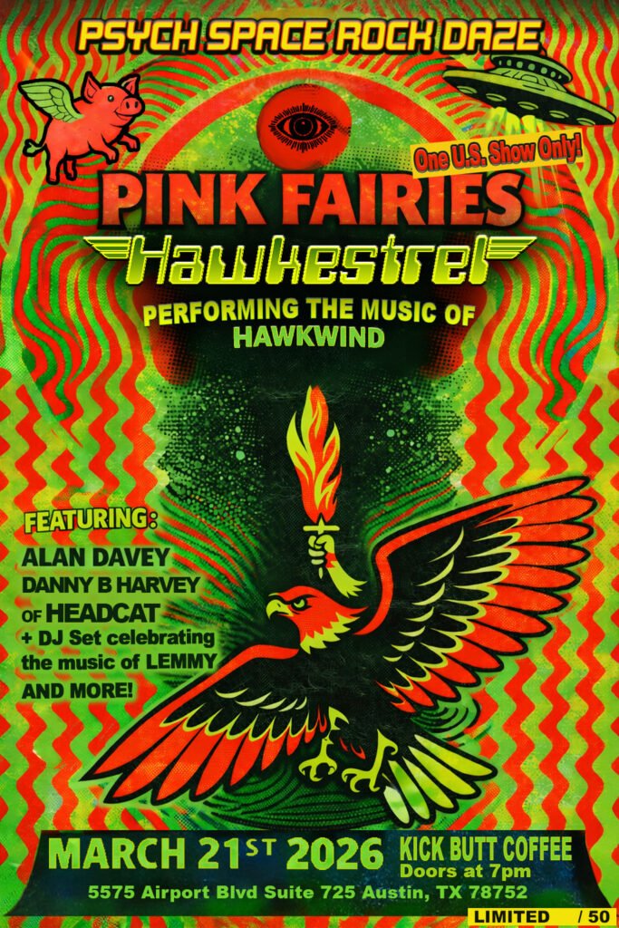 Pink Fairies and Hawkestrel Performing The Music of HAWKWIND