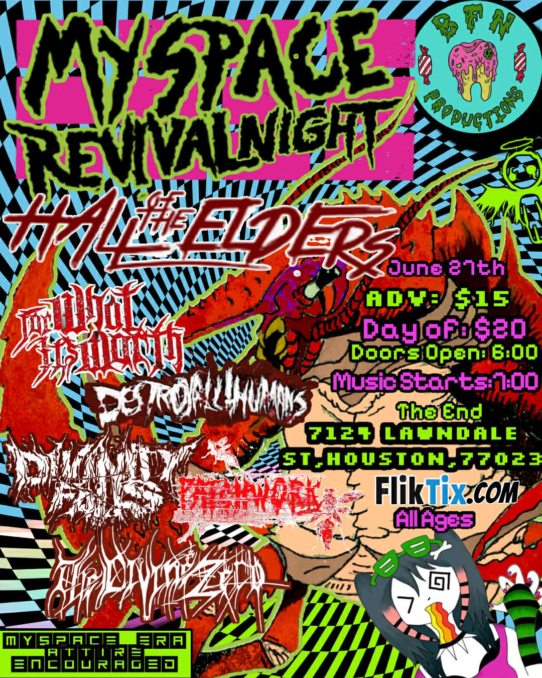 MySpace Revival Night Feat: Hall Of The Elders