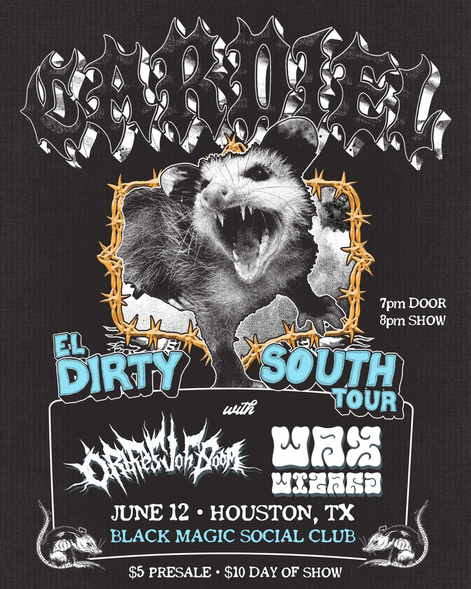 Cardiel w/ Wax Wizard, Orpheus Von Doom