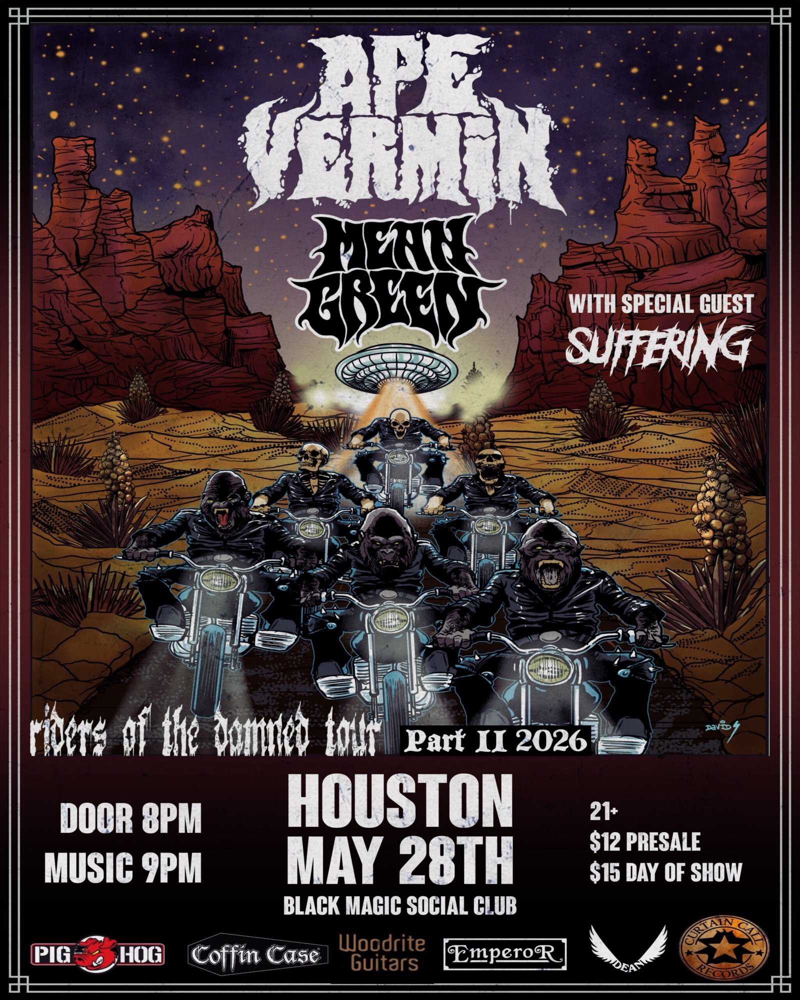 Ape Vermin w/ Mean Green, Suffering